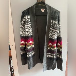 Colorful cardigan